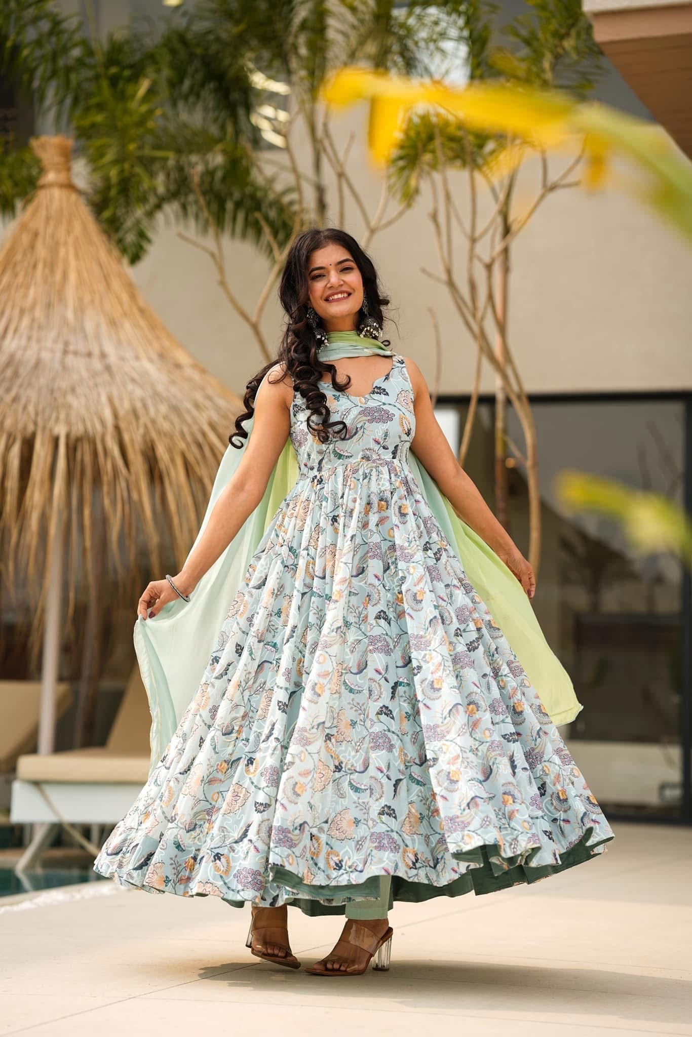 Fable leaf print suit set